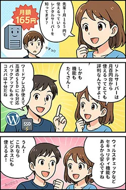 リトルサーバー解説漫画