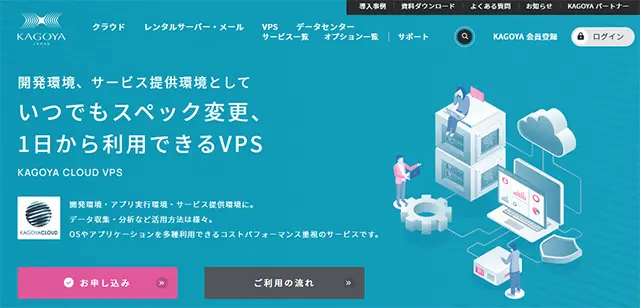 レンタルサーバー　KAGOYA CLOUD VPS