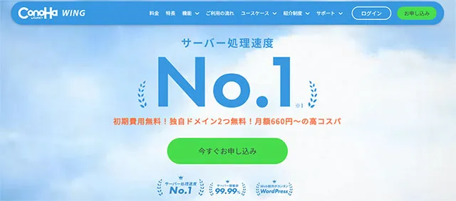 ConoHa WING コノハウィング