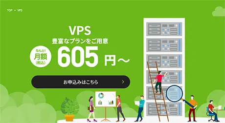 VPS 仮想専用レンタルサーバー　ミライサーバー