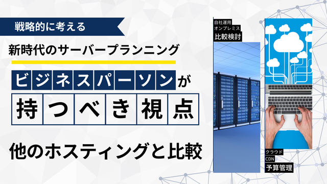 他のホスティング選択肢との戦略的比較