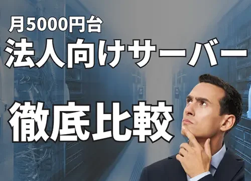 【比較】月5000円までの安定・信頼性の高い法人向けサーバー