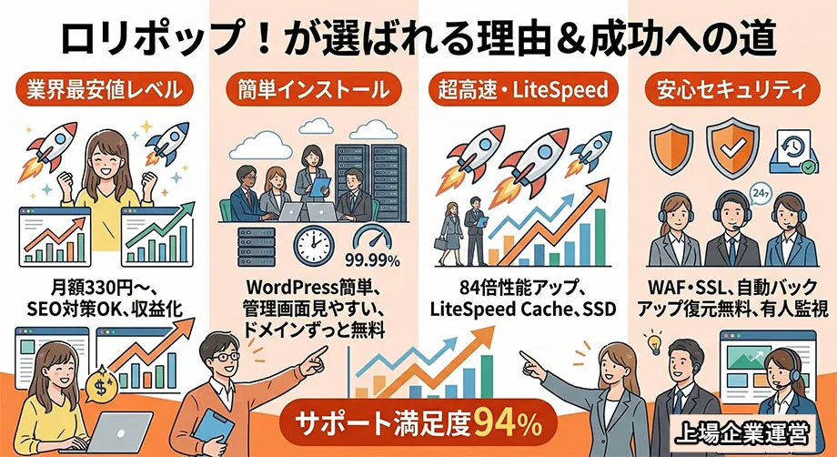 ロリポップ！メリットまとめ