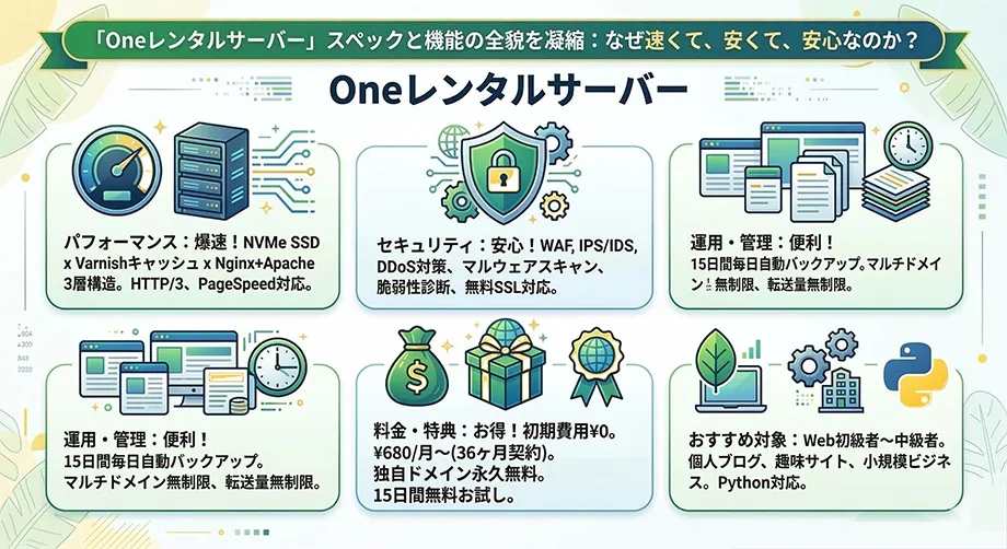 スペック・機能まとめ