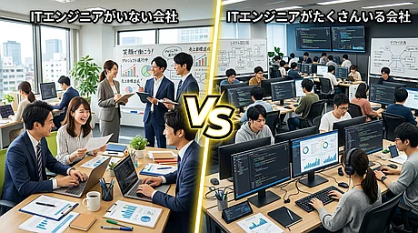 IT技術者のいる会社vsいない会社