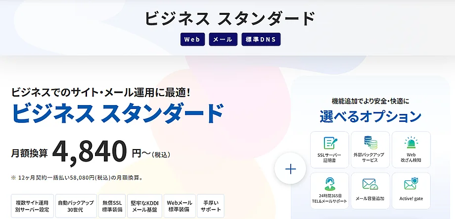 CPIレンタルサーバー ビジネススタンダード