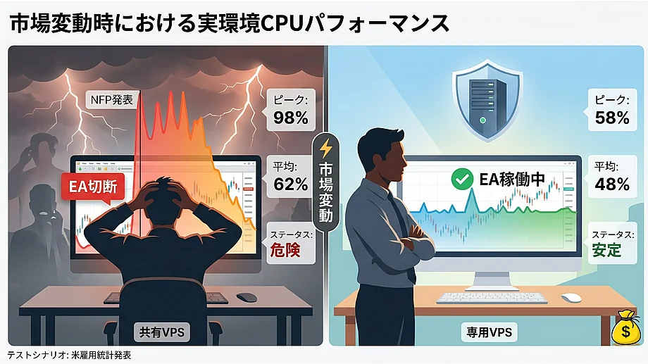 リソース専有型のメリット（急変時に止まらない理由）