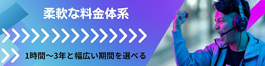 ConoHa for GAMEの柔軟な料金体系