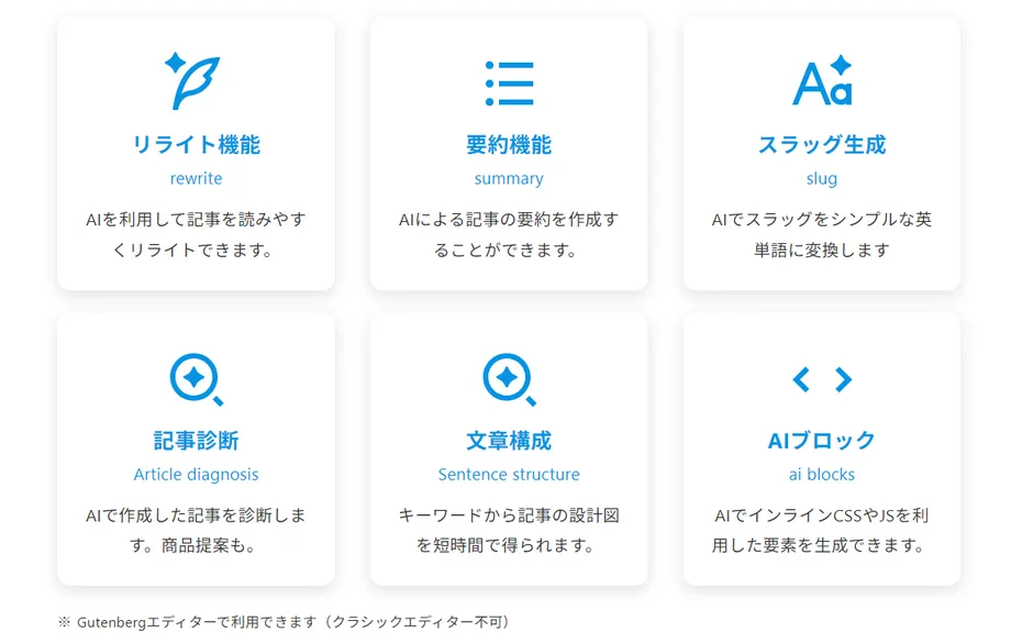 AFFINGER7無料特典のAIサポートプラグイン