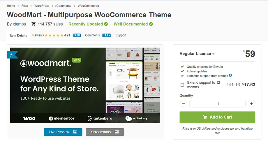 WoodMart - Multipurpose WooCommerce Theme