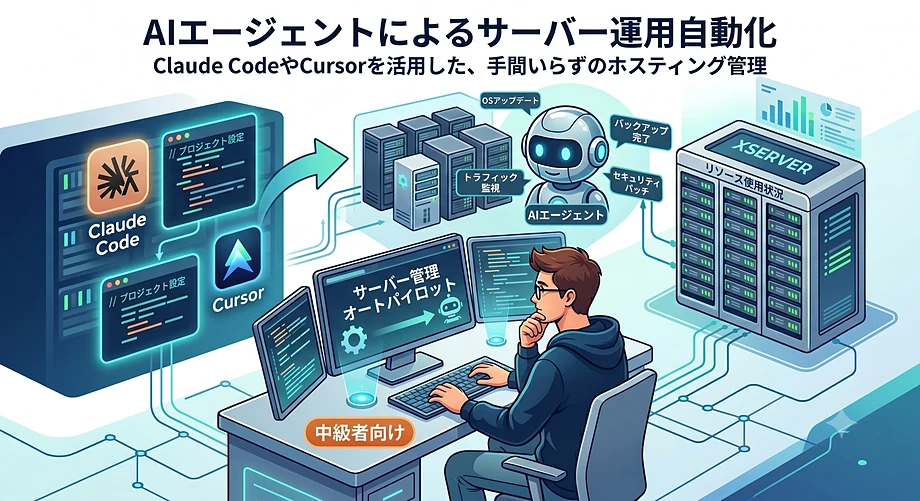 中級者はAIエージェントでサーバー運用を